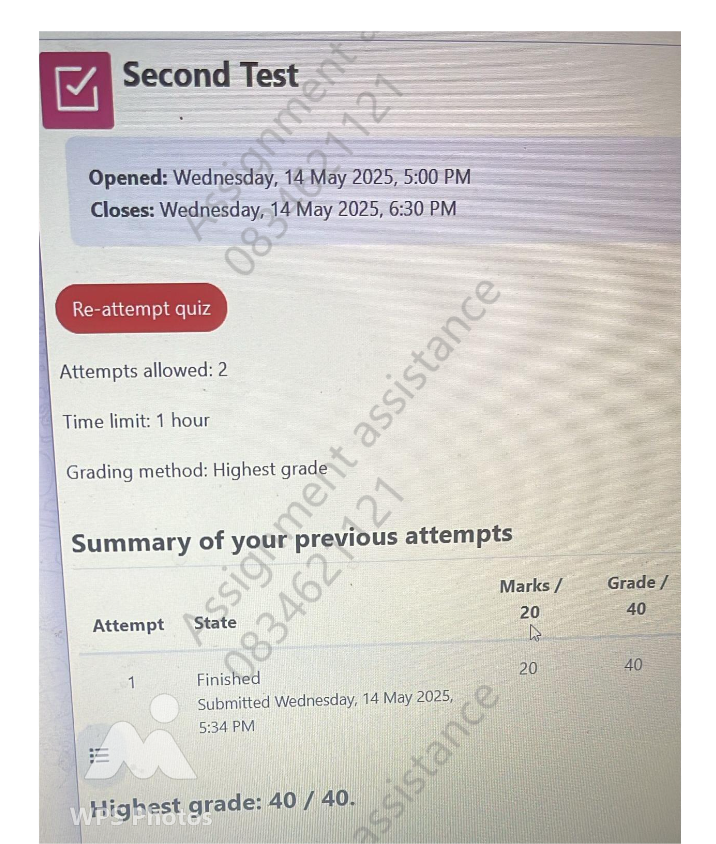 Information Systems Test 